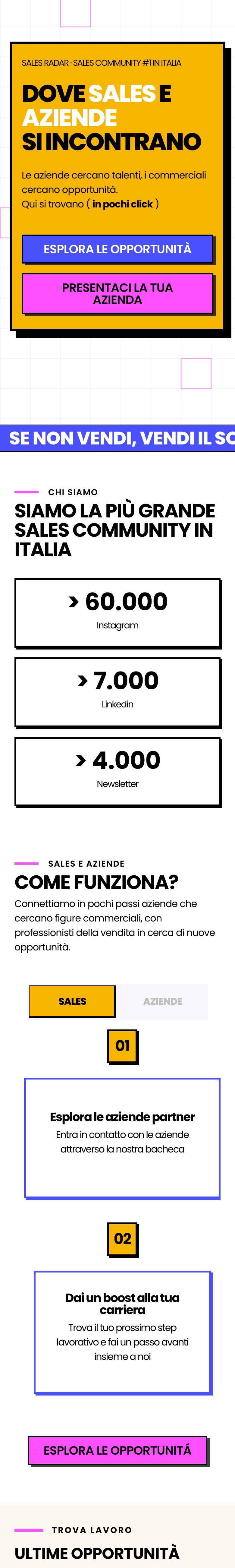 Homepage di Il Commerciale su smartphone